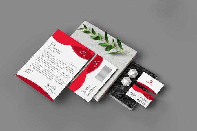 I will design professional logo business card letterhead stationery corporate identity