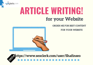 I will write 1000 words unique SEO article,blog,content writing for your niche 
