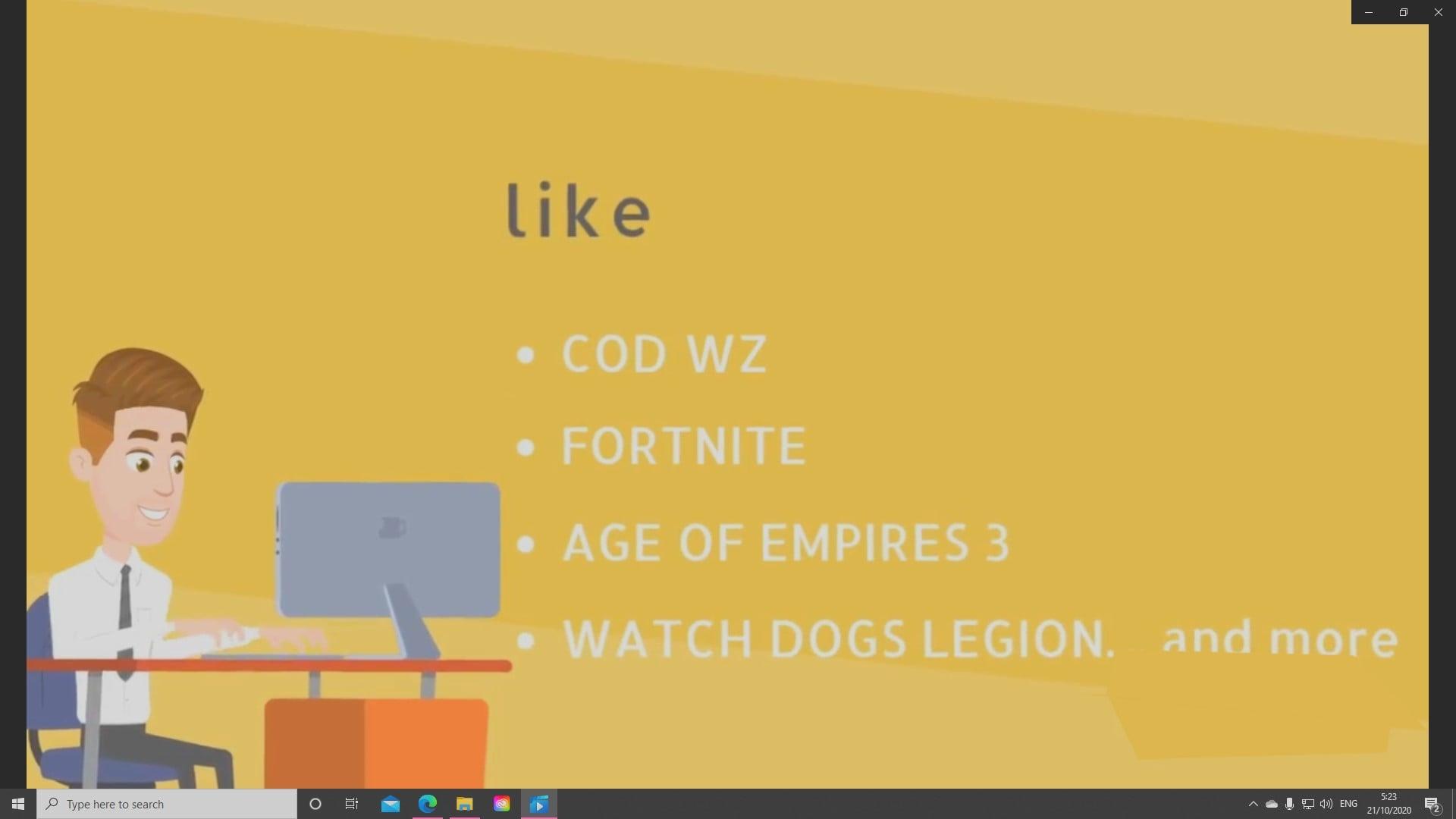 Anime character video for INTRO!