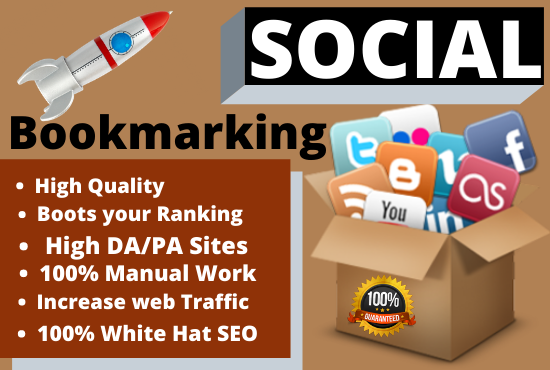 I Will Create 30 Social Bookmarking Backlinks For increase your website rank 