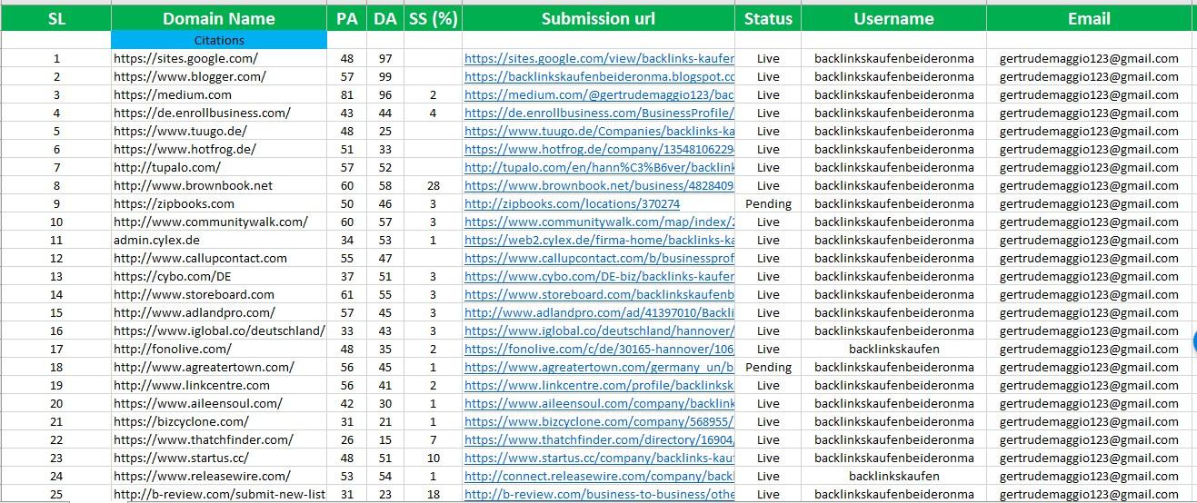 I will Top 40 Live Local listings for any country local business ranking