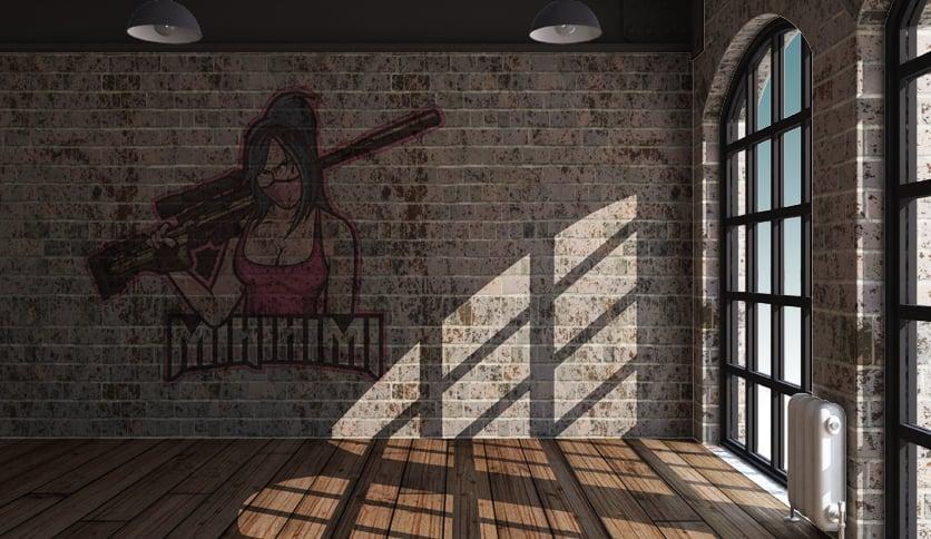 mascot logo design illustration