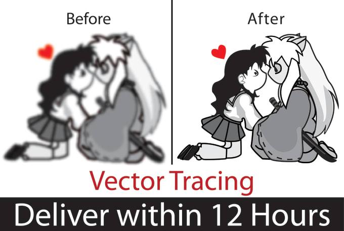 I will vector tracing logo image and convert high resolution graphic (low quality image convert high
