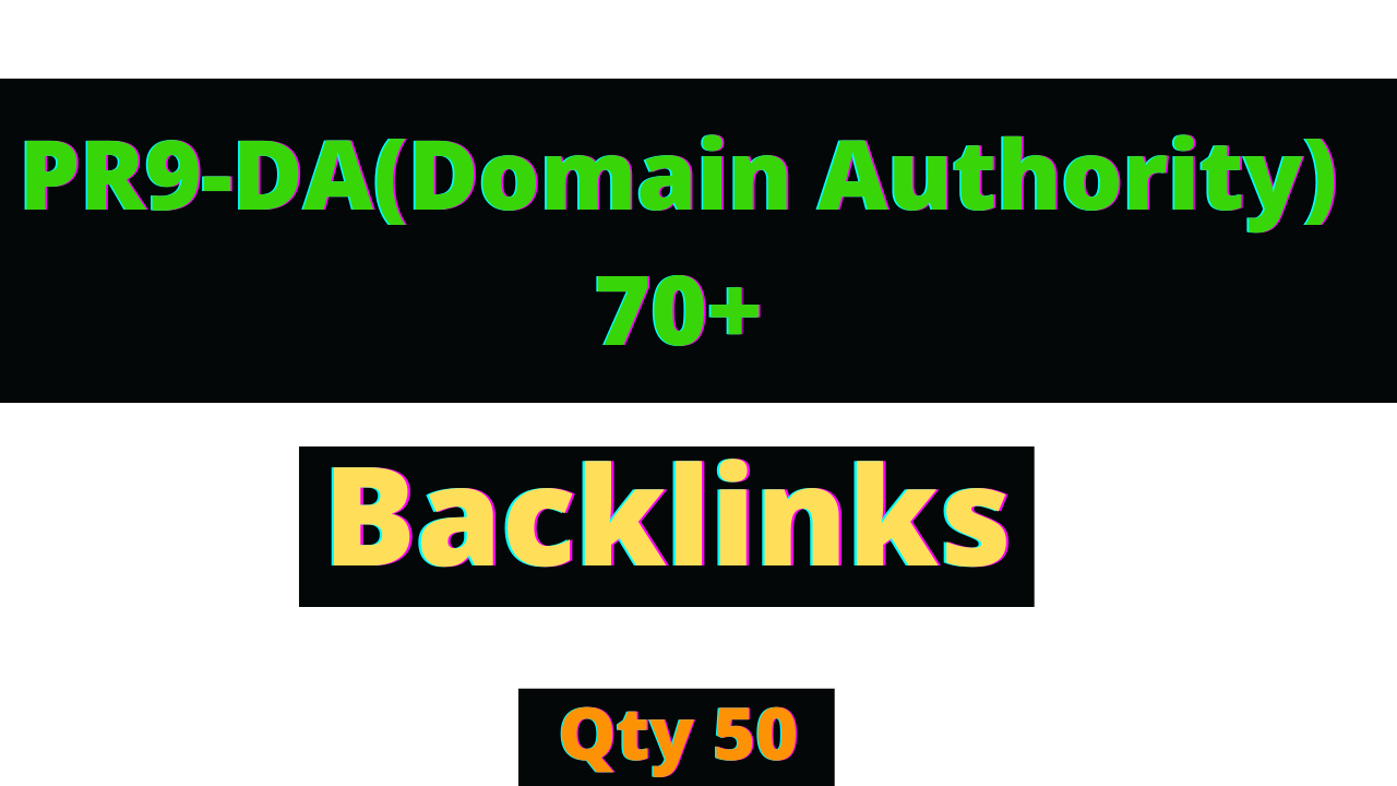 I will submit 50 pr9 da70 high authority SEO backlinks