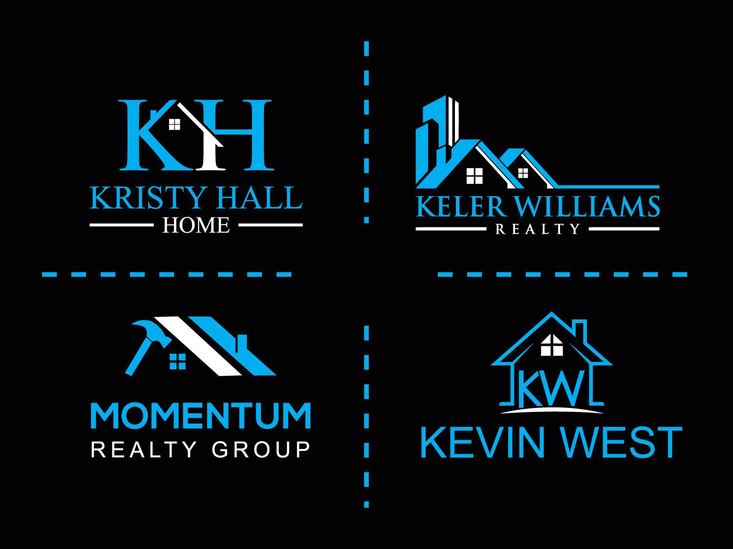 I will Do Luxury Real Estate Property Home Logo Design