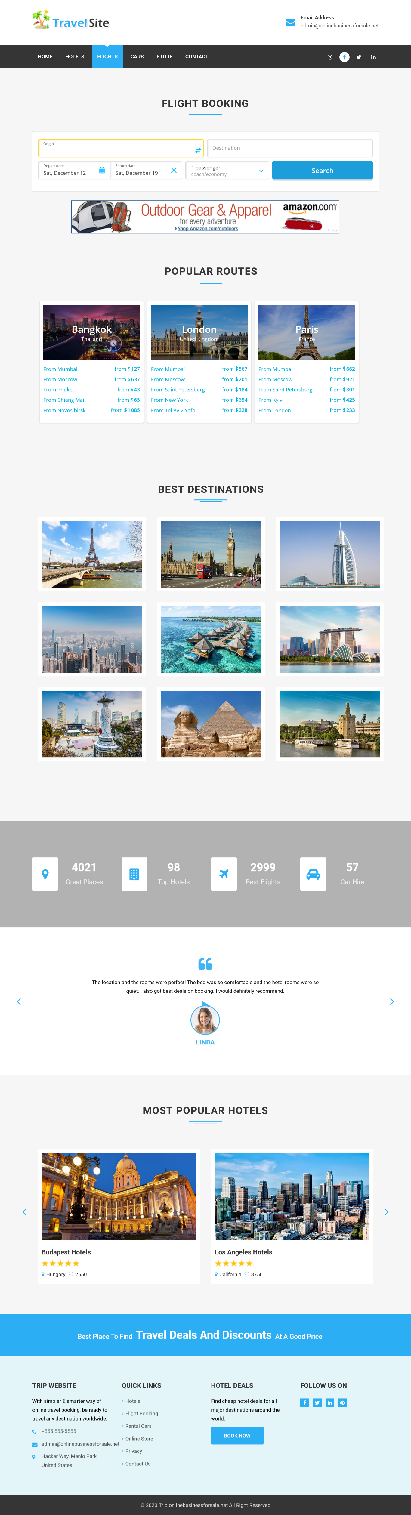 I will create fully automated travel website for income source