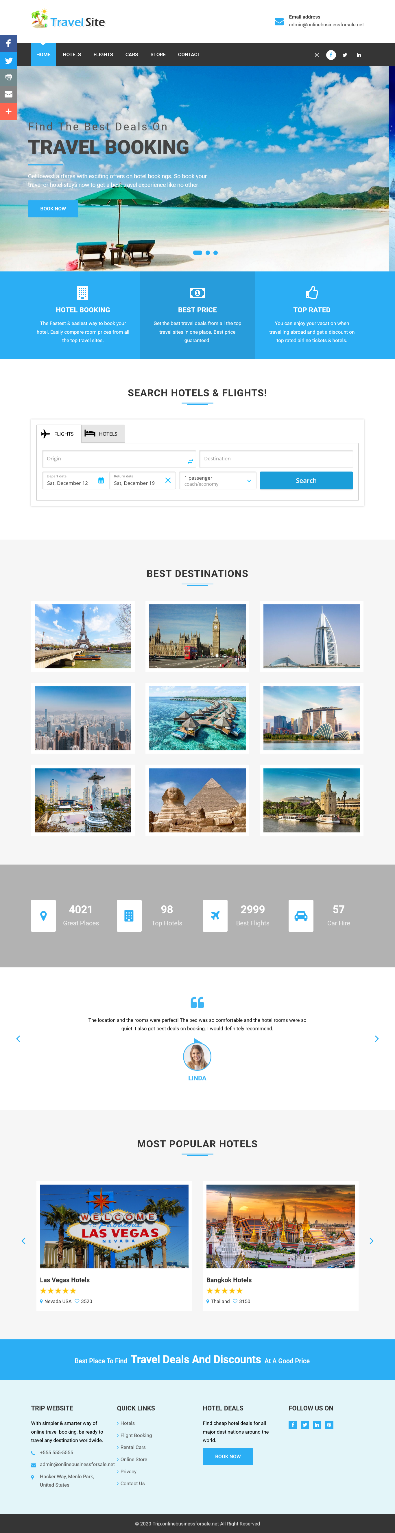 I will create fully automated travel website for income source