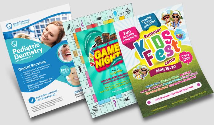 I will design a unique event flyer in One Day