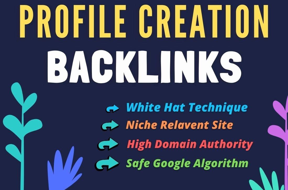 220 Organic and Permanent Profile Backlink on High Authority websites