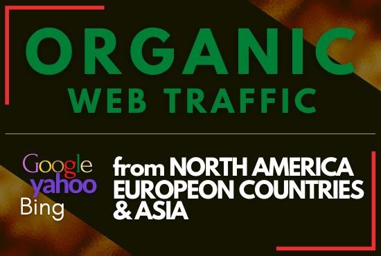 Genuine Country Targeted Organic WEB Traffic 