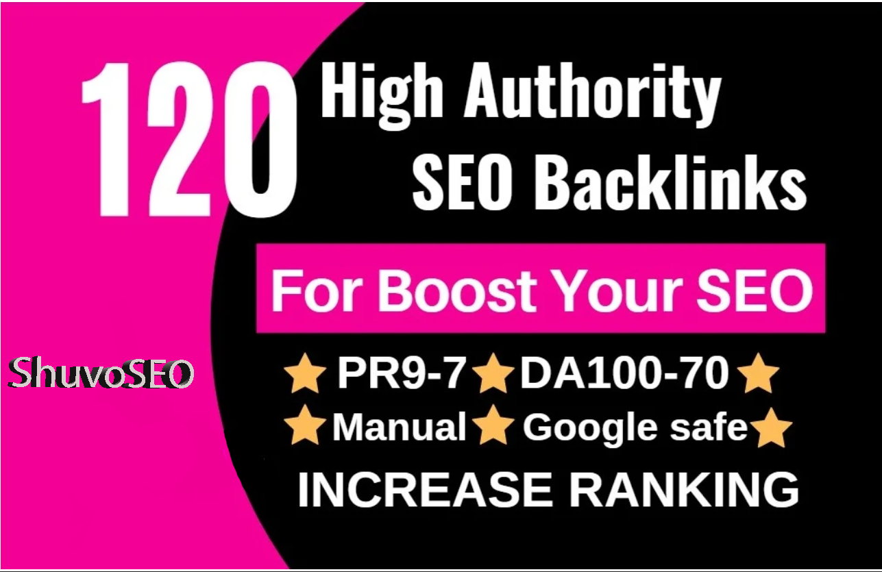 Create 120 high quality dofollow contextual backlinks