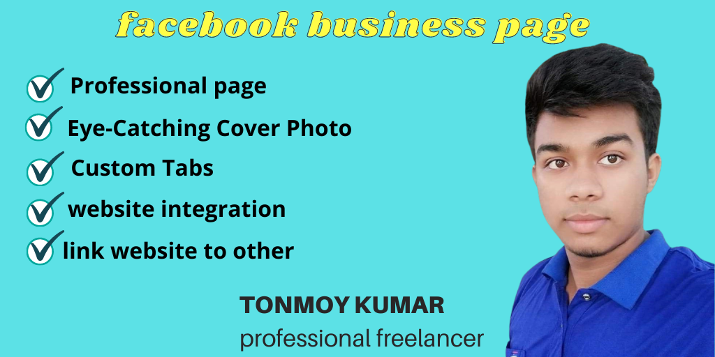 I will create, design and optimize facebook business page professionally