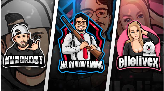 I will design gaming, esport, twitch logo from your IMAGE