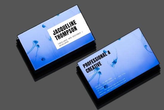 I will create awesome business card for you
