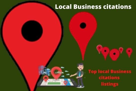  I will do 50 local business directories and local citations