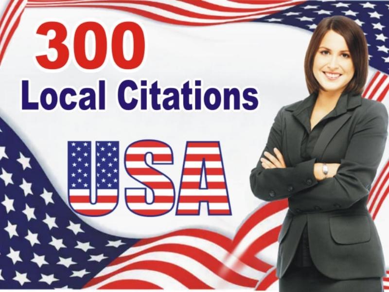 I will do top 300 UK USA CANADA AUSTRALIA local citations listing and directories for local seo