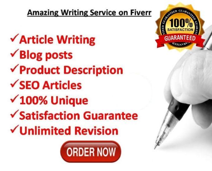 I will write an 1000 word SEO friendly blog or article