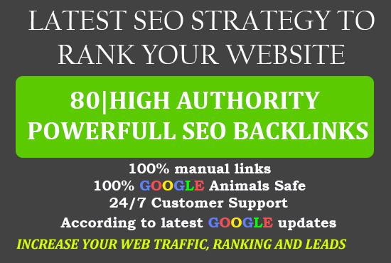 Boost your website to GOOGLE page 1 with high authority backlinks