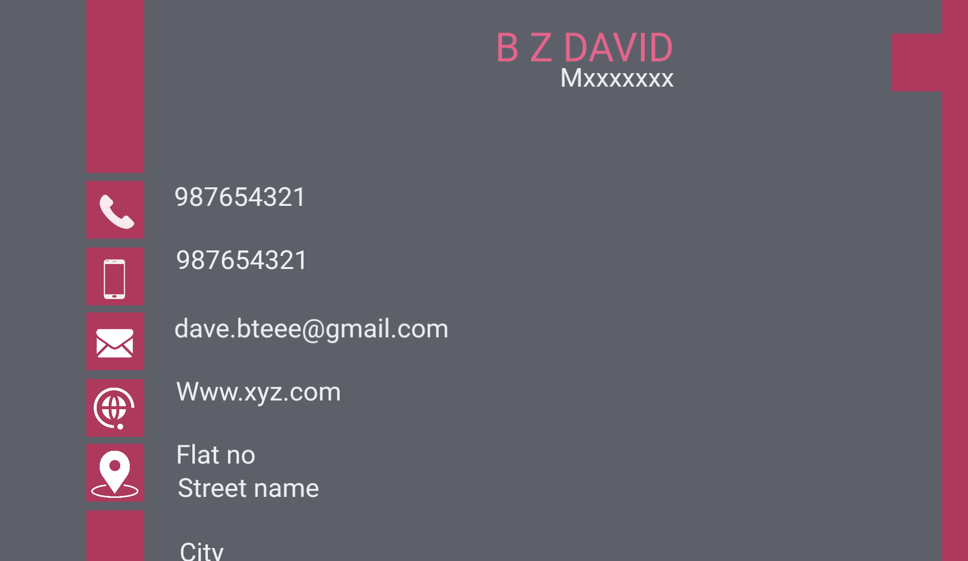 Business card Professional and print ready PDF/PNG