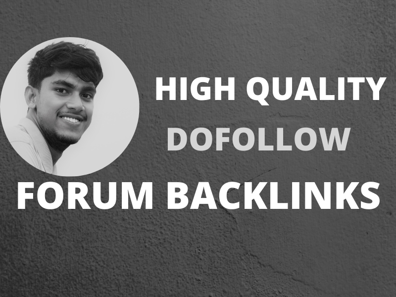 I will provide high quality forum backlinks niche and general