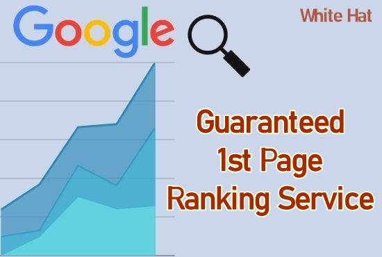 Offer Guaranteed 1st page ranking on Google 