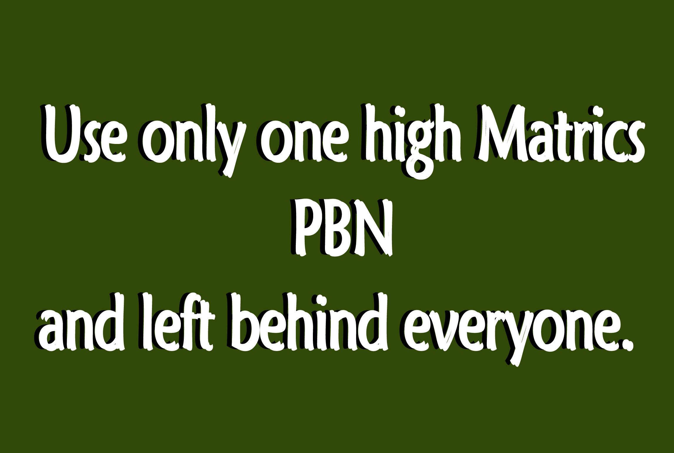 Build 5 High Metrics Homepage PBN Backlinks