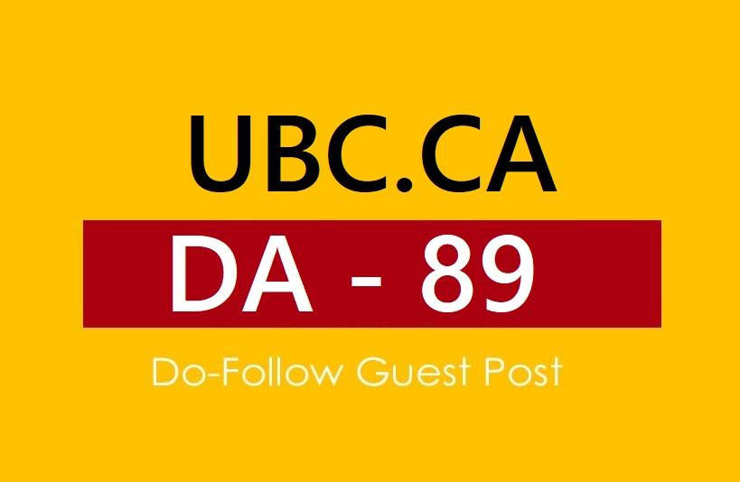 publish a guest post on ubc ca da 89 with dofollow backlink