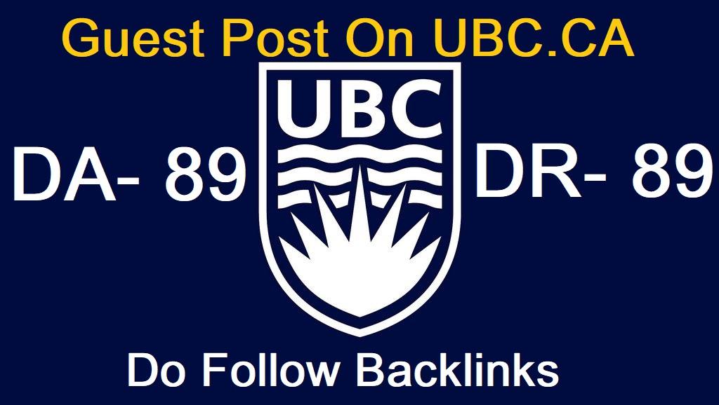 publish a guest post on ubc ca da 89 with dofollow backlink