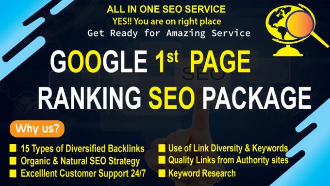 Boost your Rank on Google 1st Page With 400 High Authority Mix Backlinks