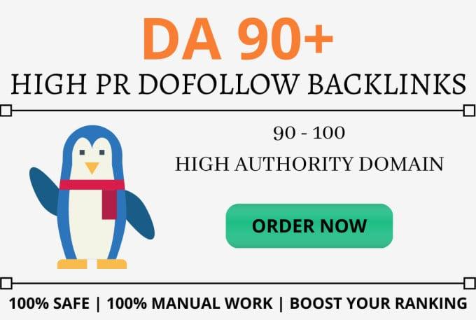 I will provide da 50 dofollow backlinks for off page seo