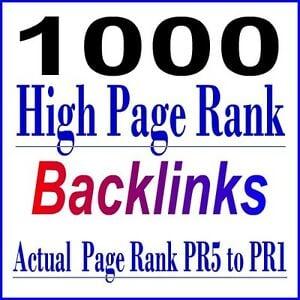 I will boost your rankings with 1000 high pr links