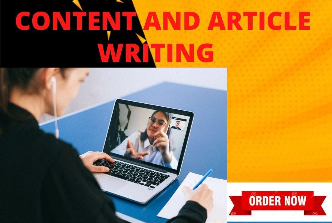 I will write 500 words SEO friendly articles and website content 