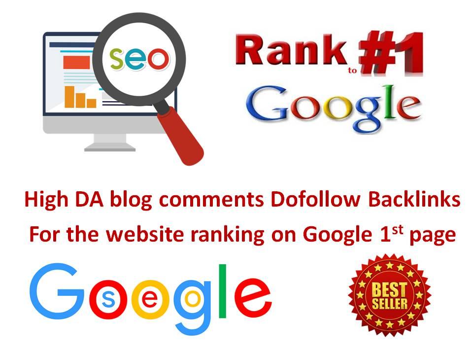 I will do 60 blog comments dofollow backlinks for the website Top rank