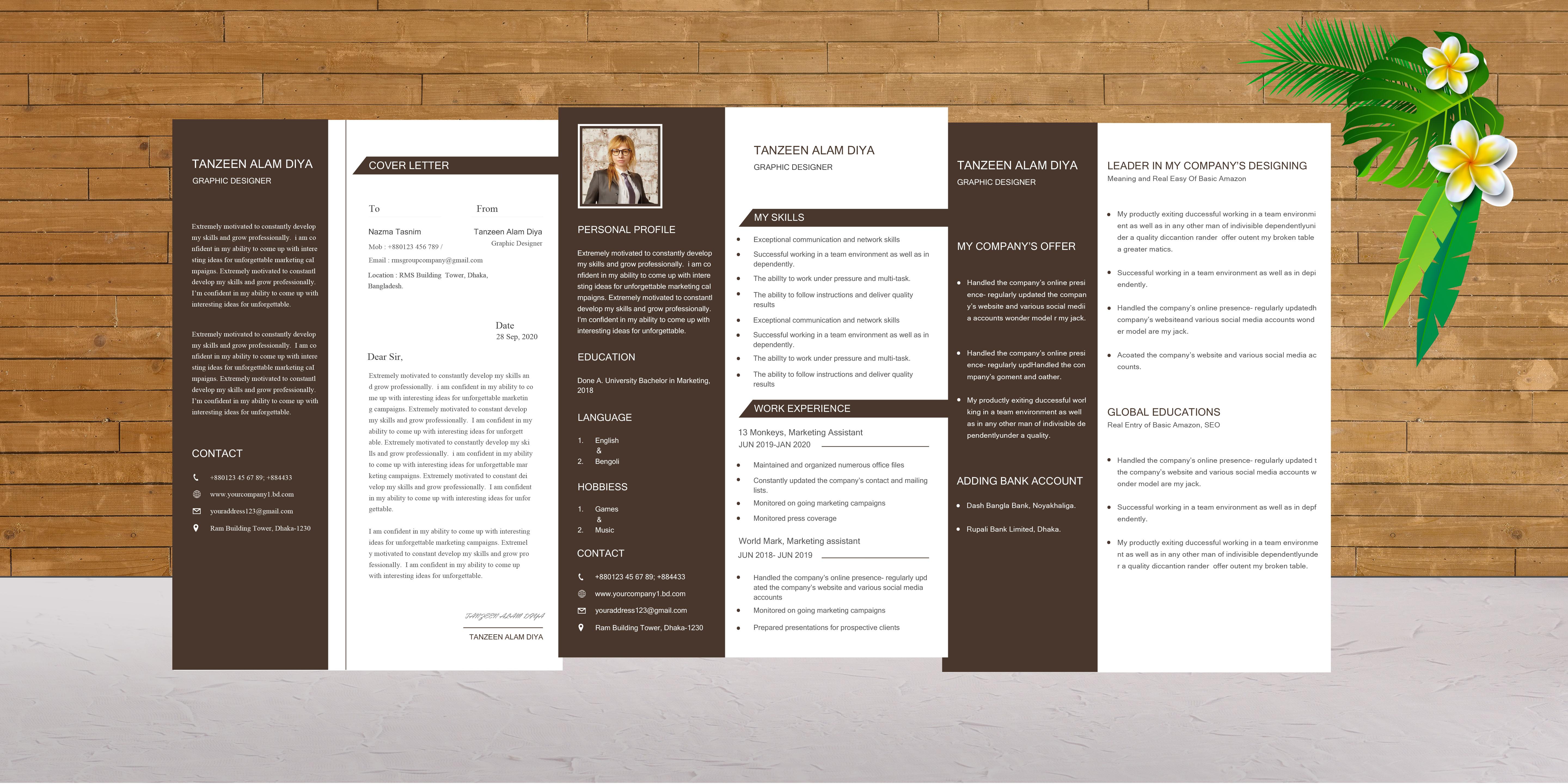 : I will design or edit your resume/cv, cover letter templates