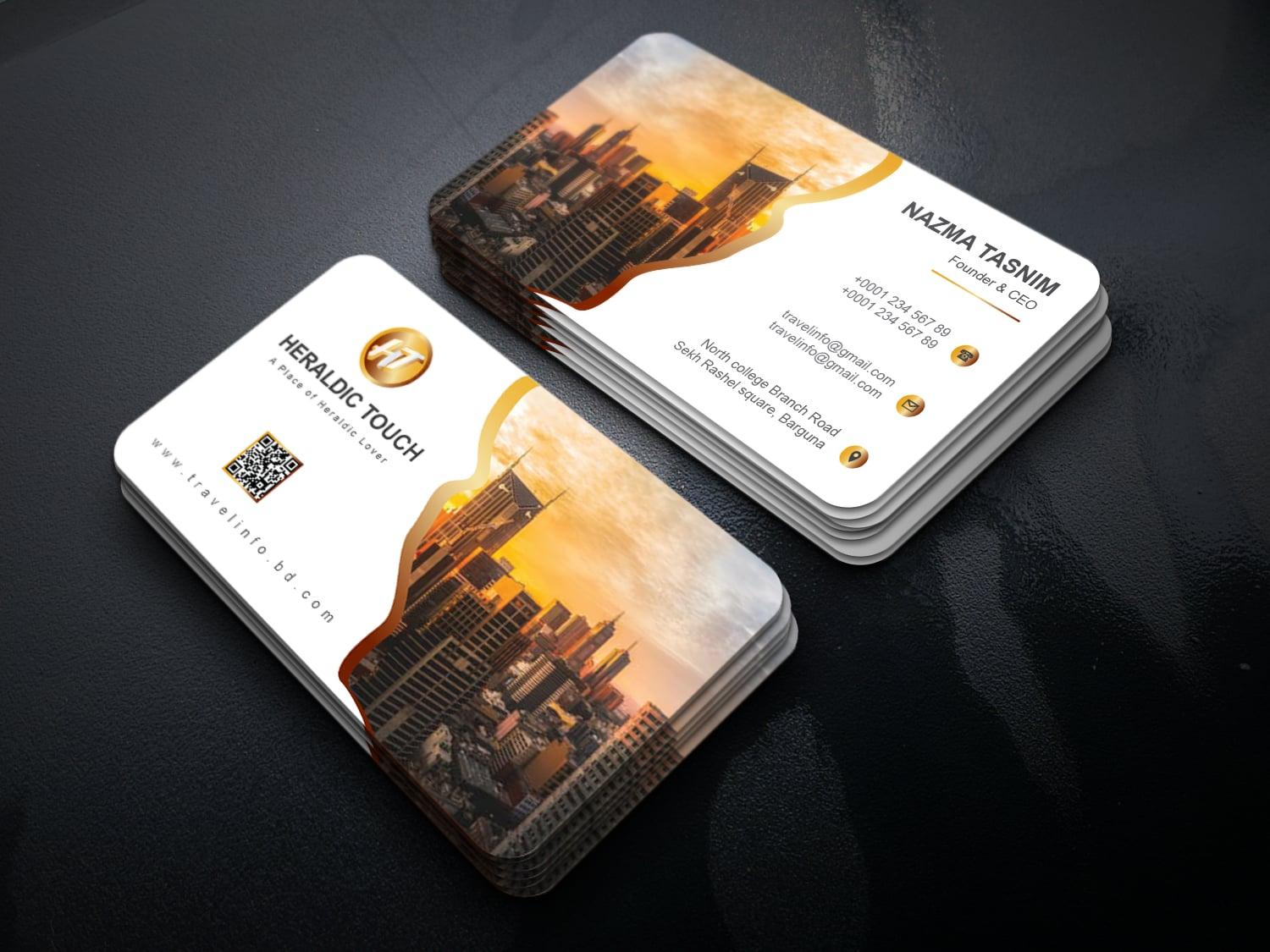 I will provide clean, professional Business card design service
