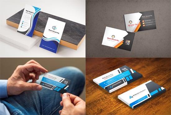 I will create a luxury and elegant professional visiting card design