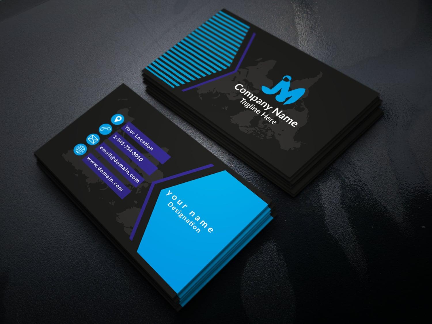 I will design business card in 3 hours that will be modern and trendy