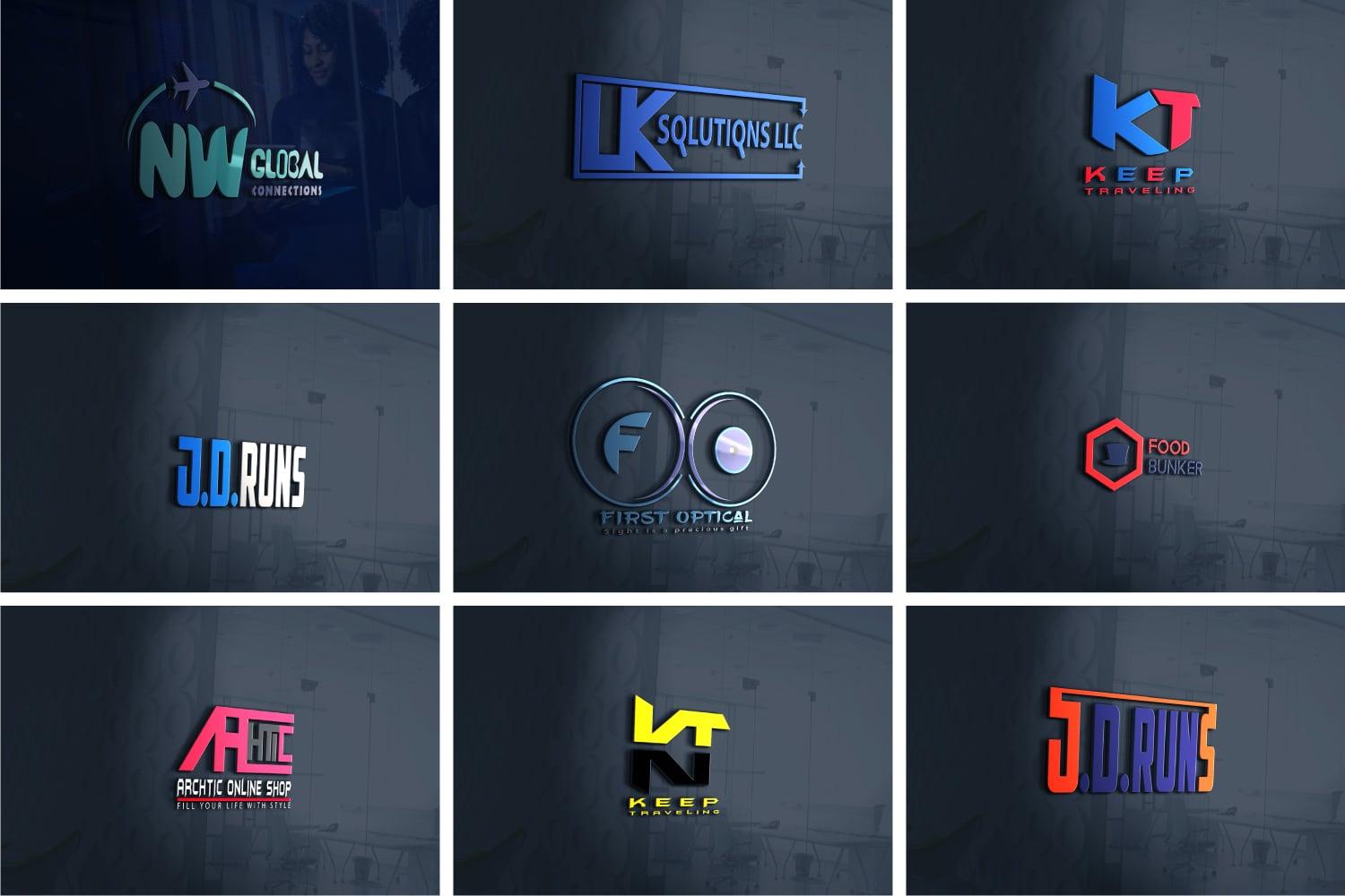 I will design business logo in 3 hours that will be modern and trendy