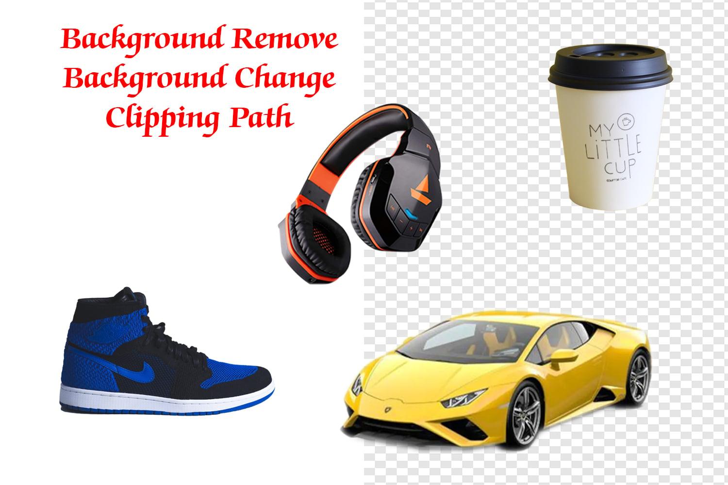 I will do background remove, clipping path work with unlimited revisions