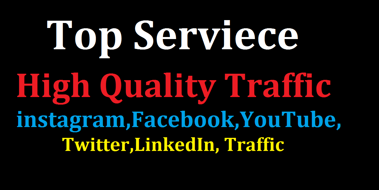 Bumper Offer 500,000 Worldwide Website USA Real Traffic Instagram,YouTube,Twitter,LinkedIn Traffic 