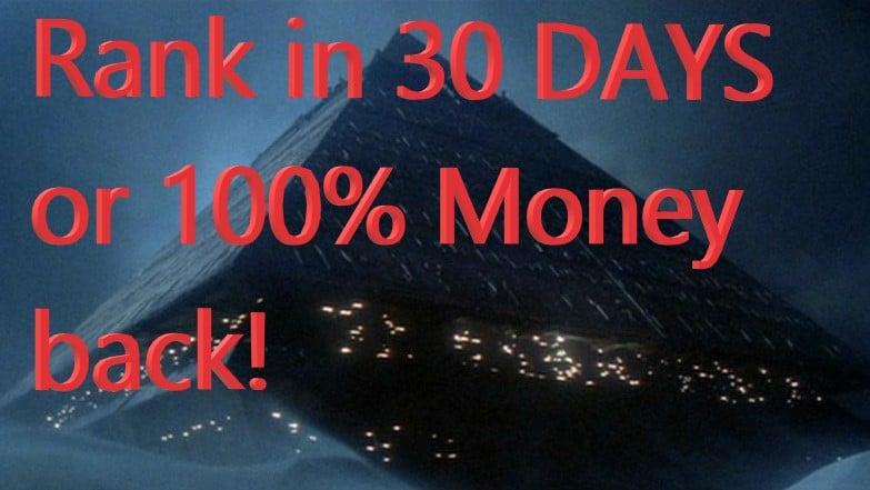 Rank Any Site in 30 Days on Google or 100% Money back 