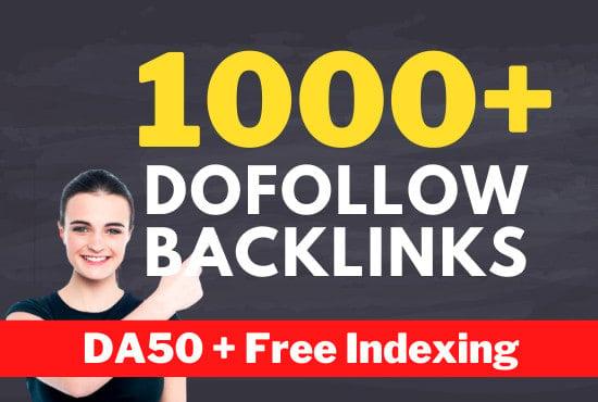 do 1000 seo link building with contextual dofollow backlinks service
