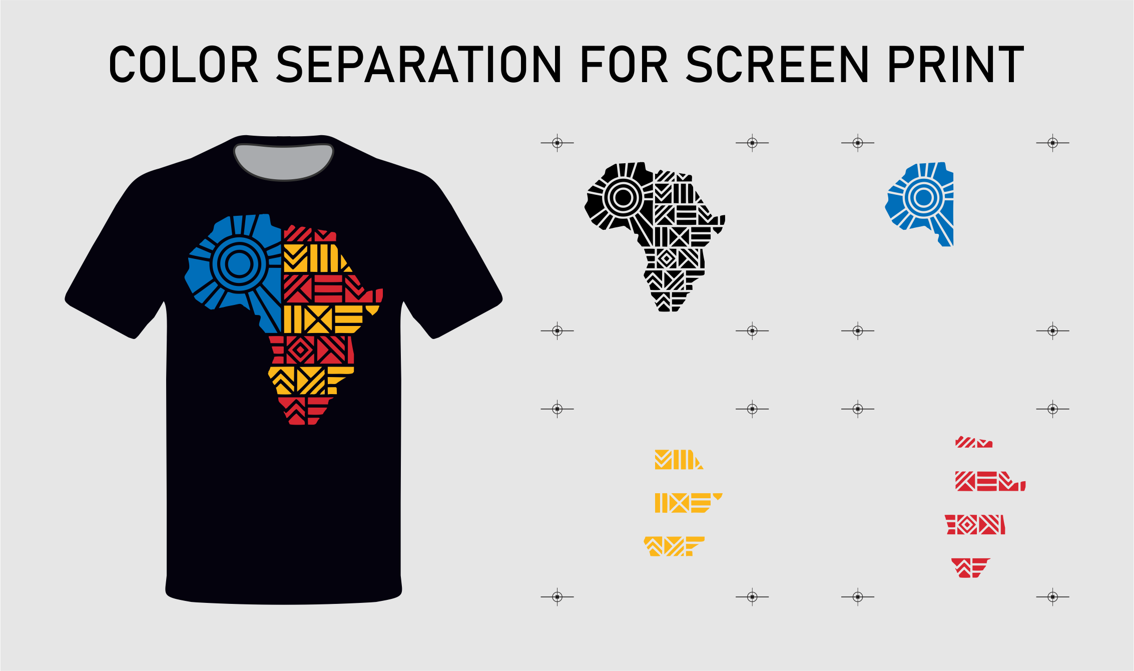 I will do Color Separation for Screen Print and Vector Tracing 