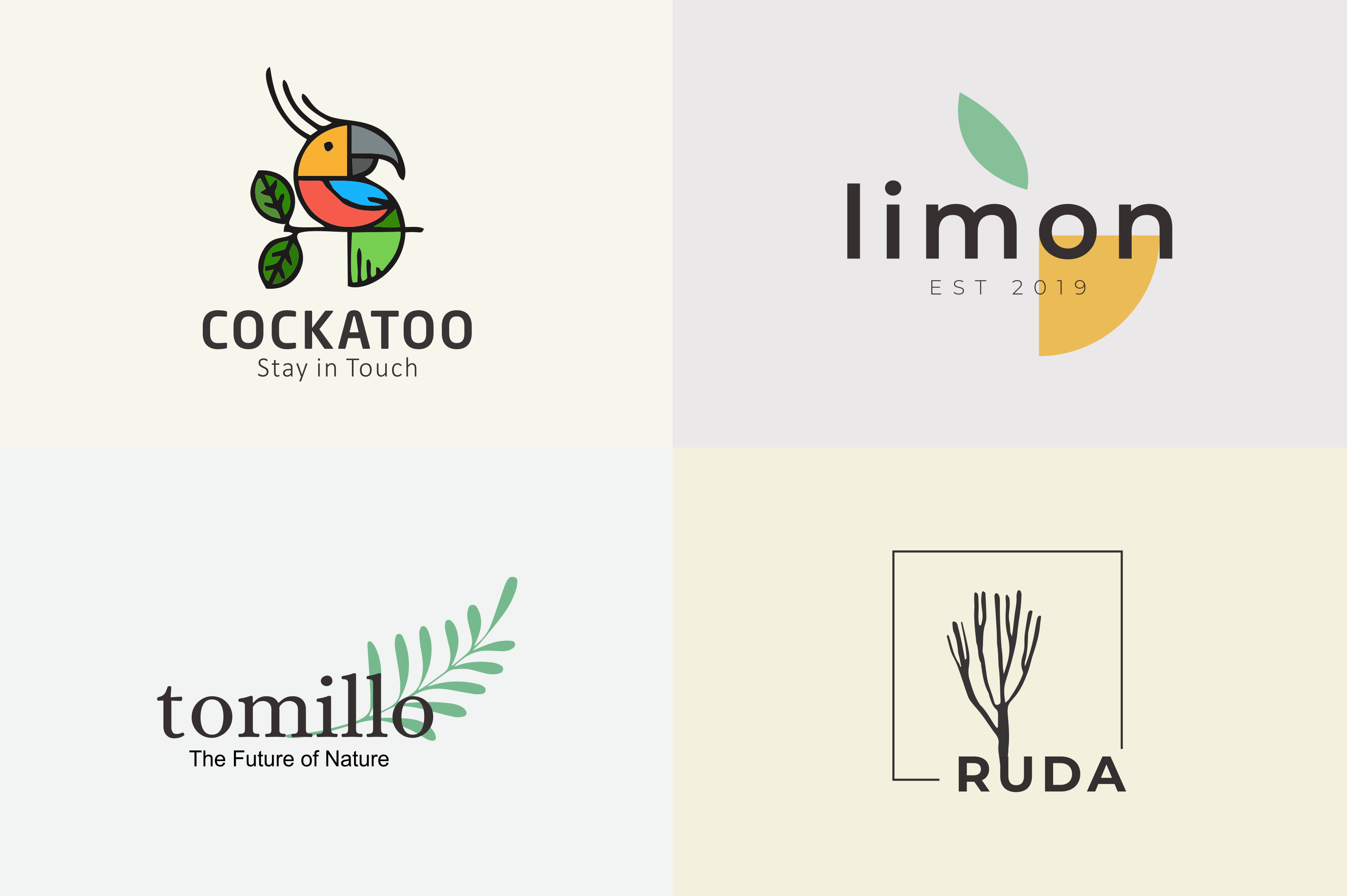 I will do 3 unique minimalist logo design with free source files