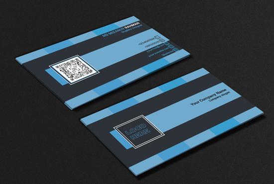 I will create two premium and luxury business card design