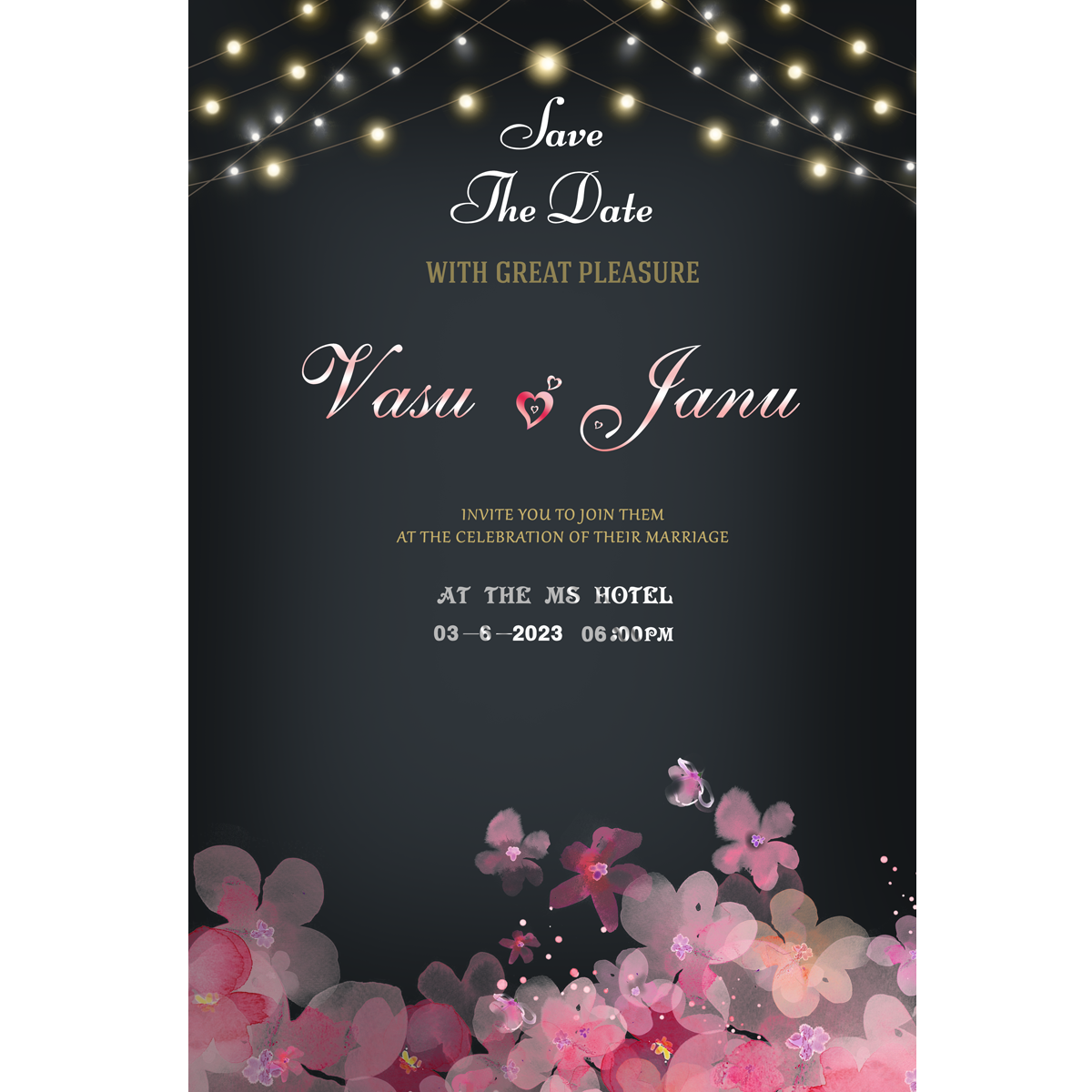 I will design invitation card for any event