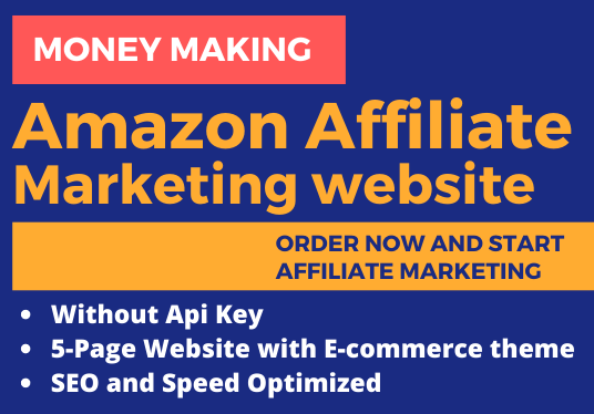 I Will Create Affiliate Marketing Website