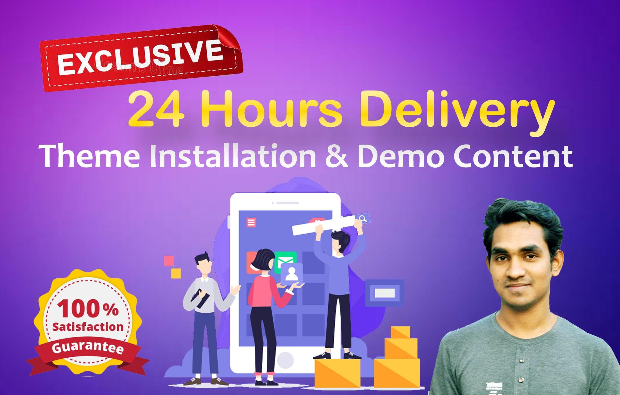 I can do wordpress theme installation and customization