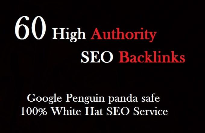 create 60 high quality SEO Authority Backlinks,manually