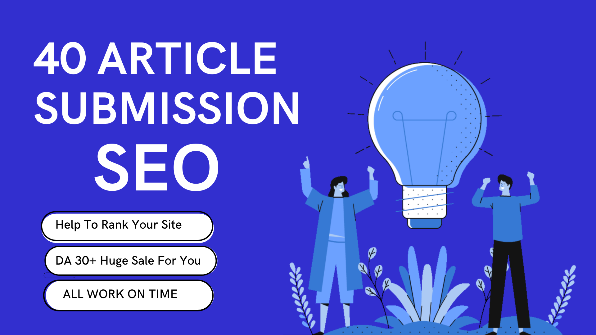  I Will Do 40 Article Submission On High Quality Sites 